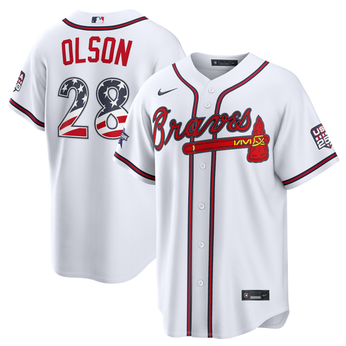 2026 All-Star Edition Stars & Stripes Atlanta Braves Matt Olson Stadium Jersey - White