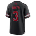A.Cardinals #3 Budda Baker Player Black Game Football Jerseys