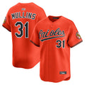 B.Orioles #31 Cedric Mullins Player Orange Limited Home Game Baseball Jerseys