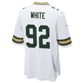 GB.Packers #92 Reggie White Player White Home Game Football Jerseys拢篓赂卤卤戮拢漏
