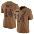 IN.Colts #14 Alec Pierce Player Brown Salute To Service Limited Football Jerseys