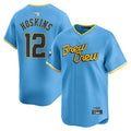 M.Brewers #12 Rhys Hoskins Player City Connect Limited Baseball Jerseys