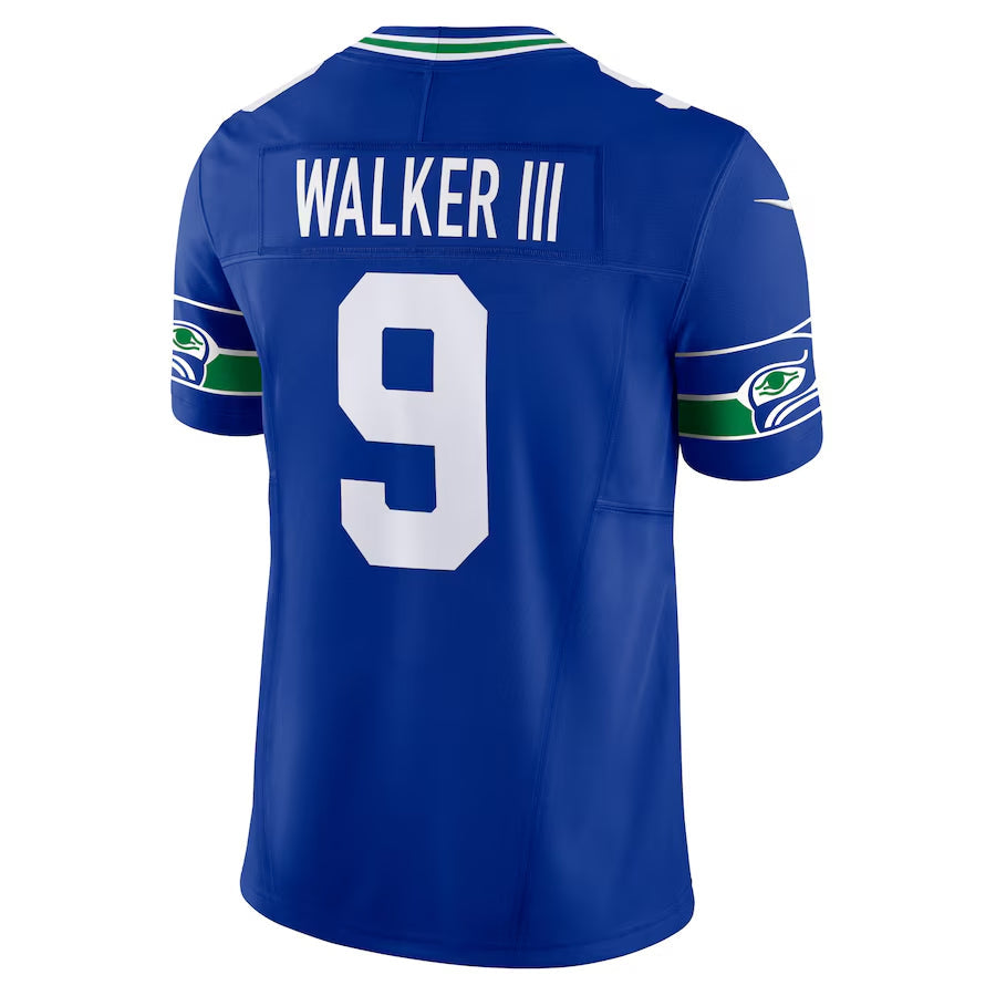 S.Seahawks #9 Kenneth Walker III Player Royal Vapor F.U.S.E. Limited Football Jerseys隆辍�隆脌隆脌?隆锚?