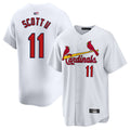 St.Louis Cardinals #11 Victor Scott II Player White Limited Home Baseball Jerseys